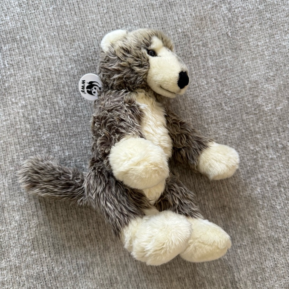 Build-A-Bear WWF Gray Wolf Plush 2009 World Wildlife Fund Stuffed Animal